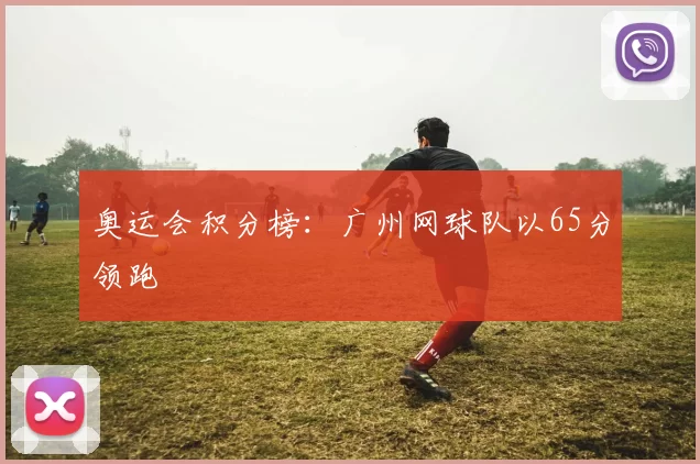 奥运会积分榜：广州网球队以65分领跑
