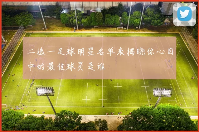 二选一足球明星名单表揭晓你心目中的最佳球员是谁